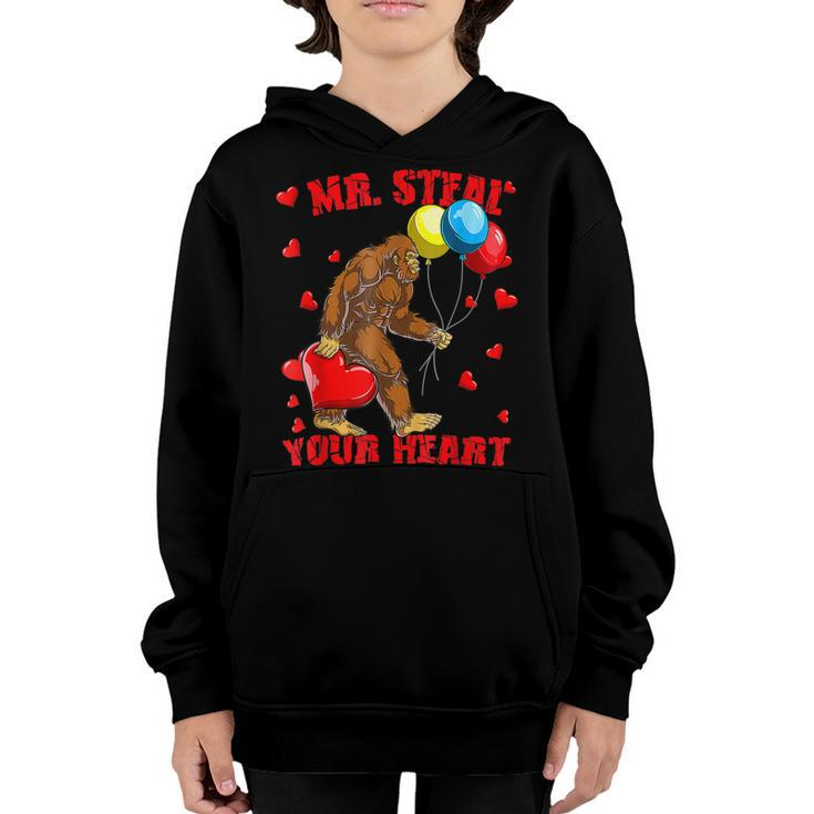 Mr Steal Your Heart Toddlers Boys Kids Valentines Day  V2 Youth Hoodie