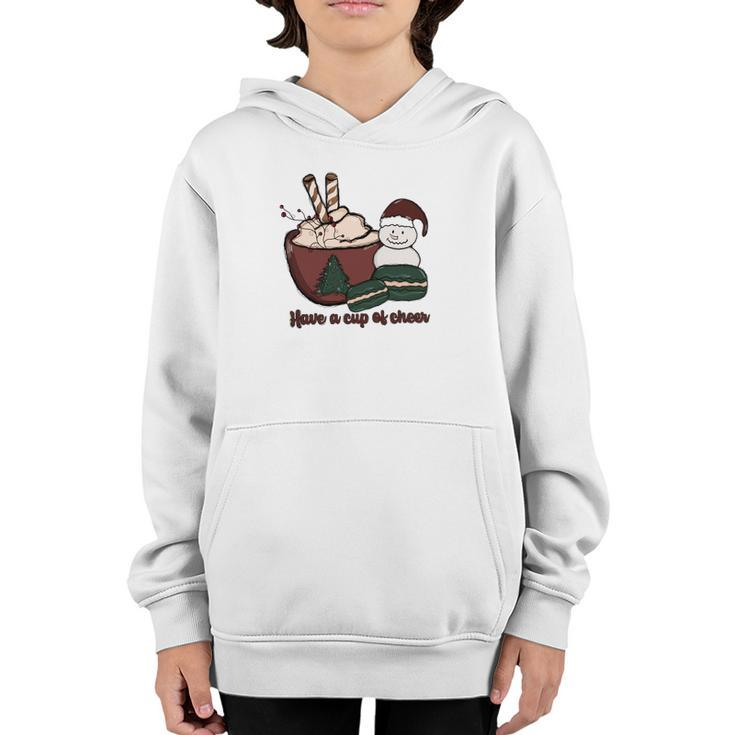 Christmas Have A Cup Of Cheer V2 Youth Hoodie