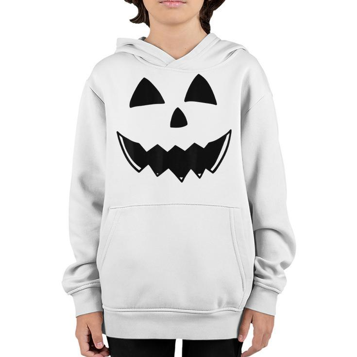 Jack-O-Lantern Halloween Pumpkin Face For Men Women Kids  Youth Hoodie
