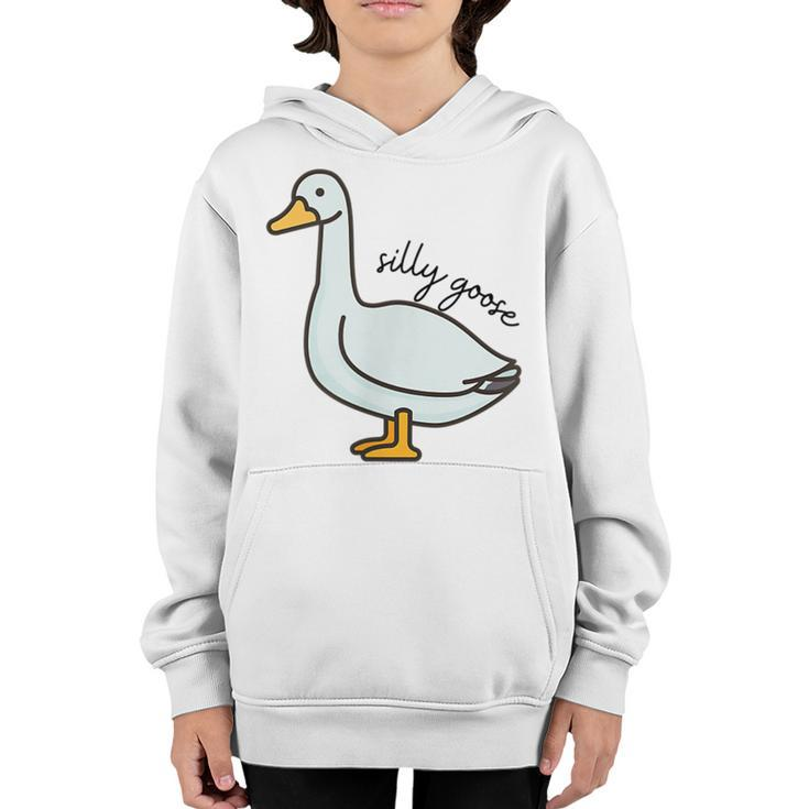 Silly Goose University Meme School Students  Youth Hoodie