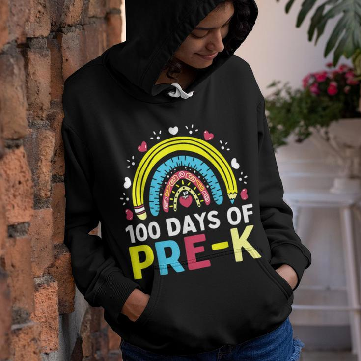 100 Days Of Pre K - Happy 100Th Day Of School Teacher Kids Youth Hoodie