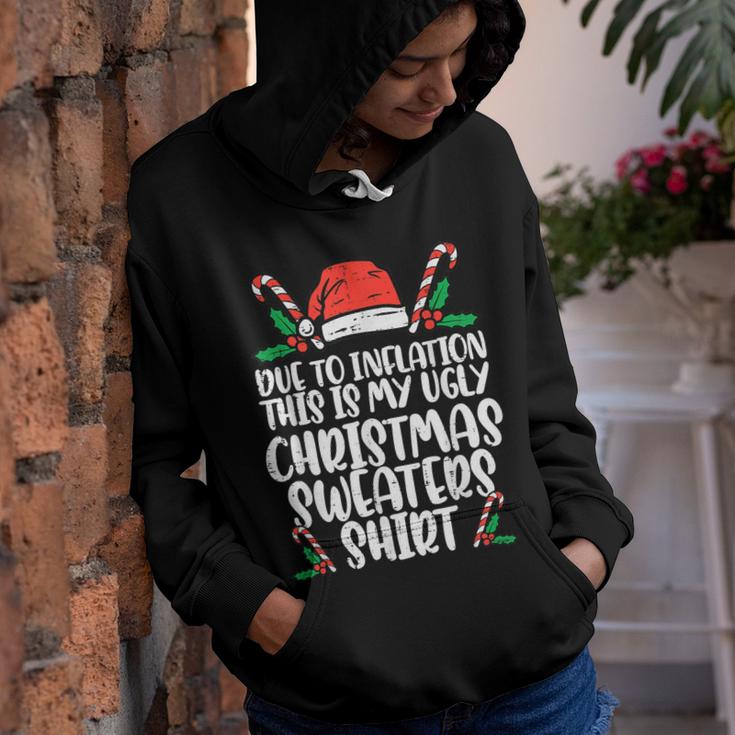 Due To Inflation Funny Christmas Sweater Xmas Men Women Kids  Youth Hoodie