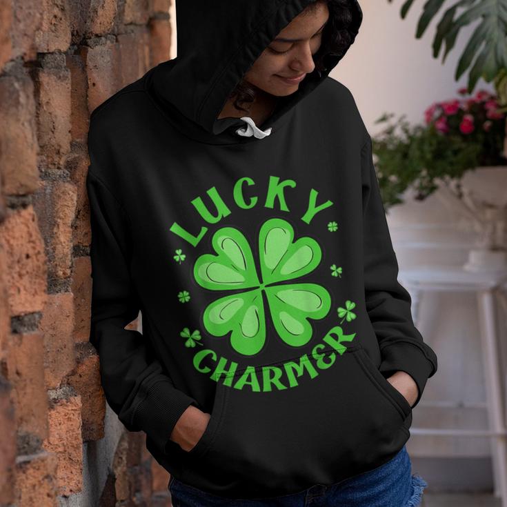 Lucky Charmer Funny St Patricks Day  Boy Kids Girl  Youth Hoodie