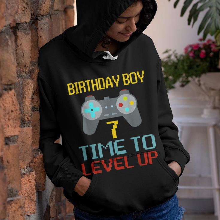 7Th Birthday Boy Shirt Video Game Gamer Boys Kids Gift Youth Hoodie