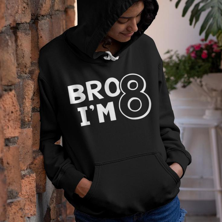 8Th Birthday Boy Bro I’M 8 Year Old Eight Eighth Party Youth Hoodie