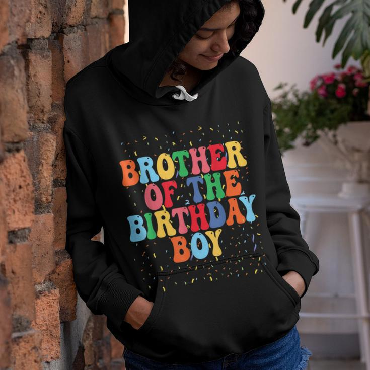 Brother Of The Birthday Boy Funny Birthday Party Celebration Youth Hoodie