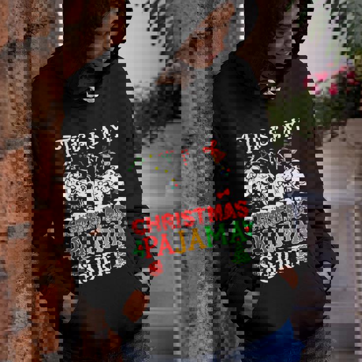 Christmas Boys Men Video Gamer This Is My Christmas Pajama V2 Youth Hoodie
