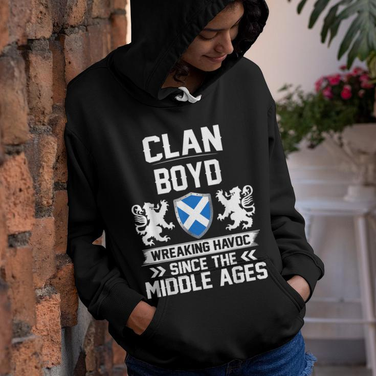Clan Boyd Scottish Family Clan Scotland Wreaking Havoc T18 Youth Hoodie