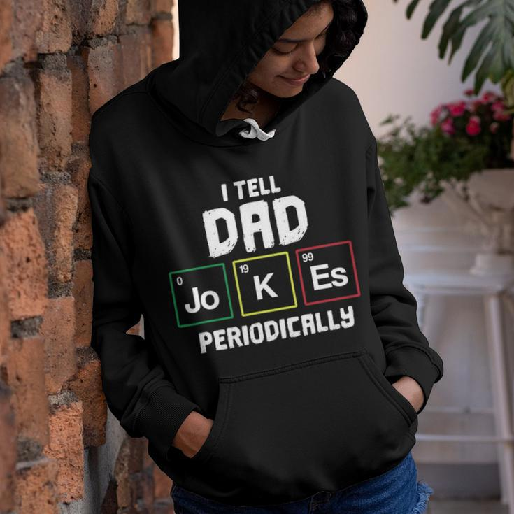 Funny I Tell Dad Jokes Periodically Science Gifts For Kids Youth Hoodie