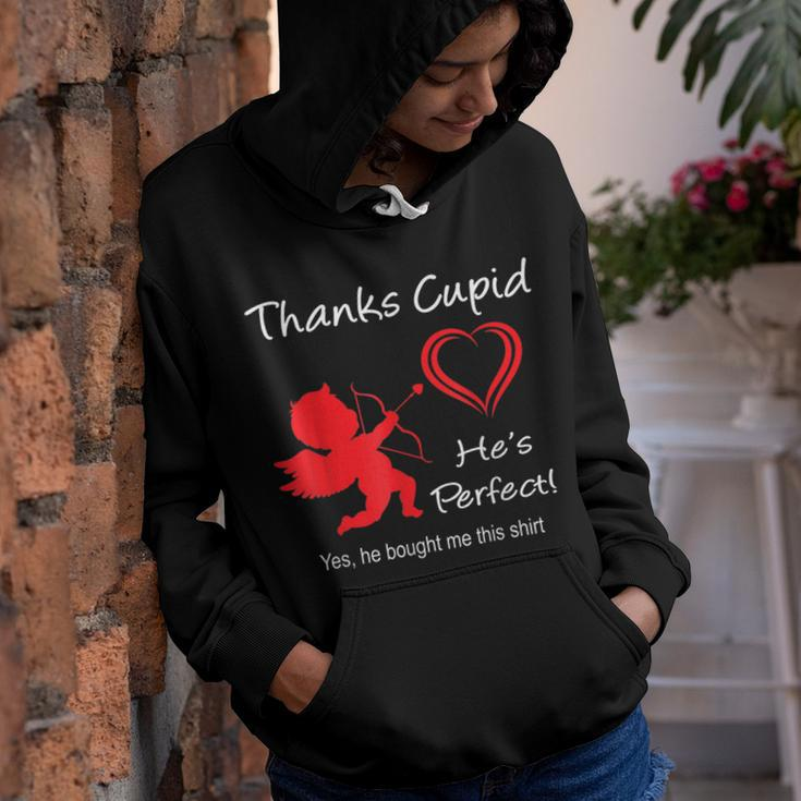 Funny Valentine Cupid For Women Wife Girlfriend Youth Hoodie