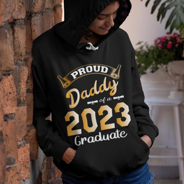 Mens Proud Daddy Of A Class Of 2023 Graduate Cute Dad Graduation Youth Hoodie