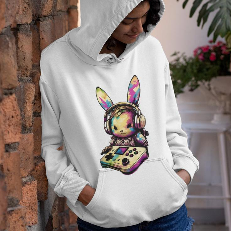 Easter Day Boys Gamer Video Game Controller Bunny Youth Hoodie