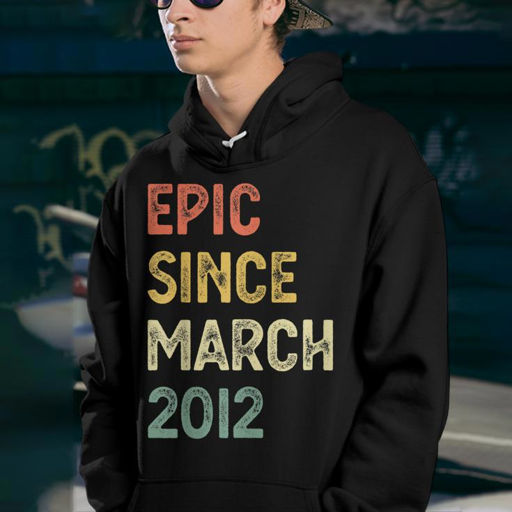 11Th Birthday Boys Girls Epic Since March 2012 11 Years Old Youth Hoodie