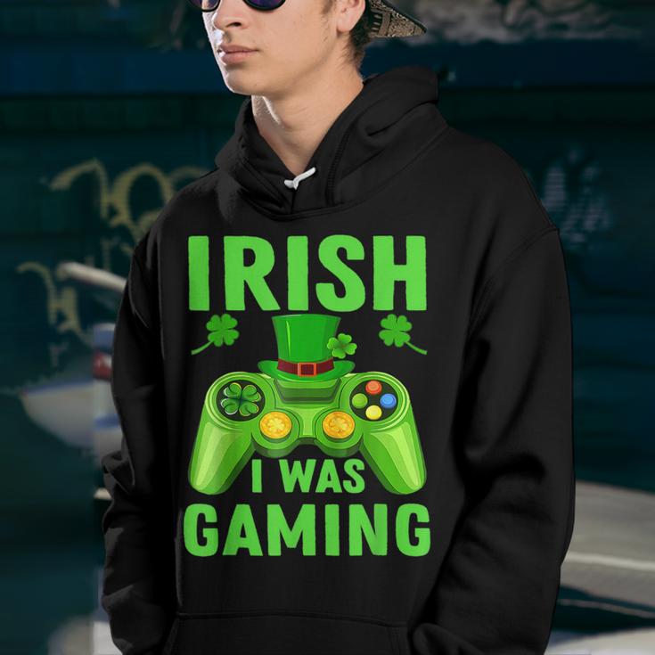 Irish I Was Gaming Funny St Patricks Day Video Gamer Cute  Youth Hoodie