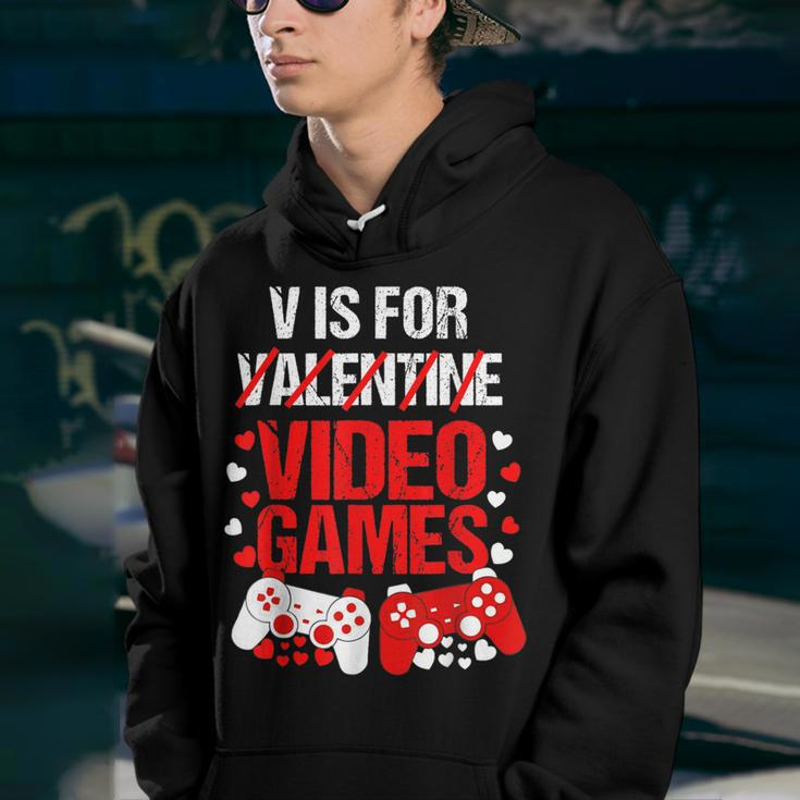 Boys Valentines Day Gaming Kids Valentines Day Toddler Youth Hoodie