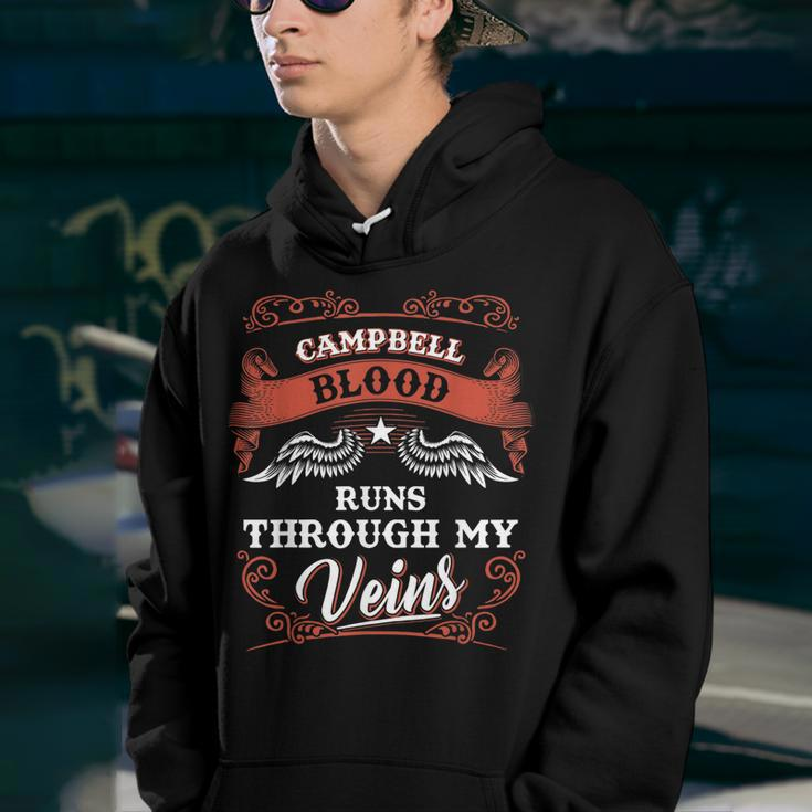 Campbell Blood Runs Through My Veins Youth Kid 1Kl2 Youth Hoodie