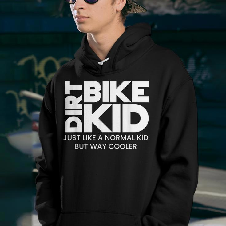Dirt Bike Kid Riding Mx Motocross Biking Biker Youth Hoodie