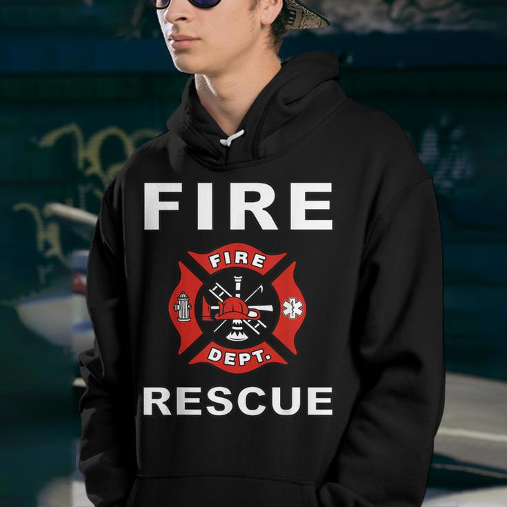 Fire Rescue Fire Fighter Fireman Kids Youth Adult Boys Girls Youth Hoodie