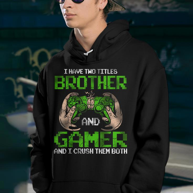 Funny Gamer Vintage Video Games Gift For Boys Brother Son Youth Hoodie