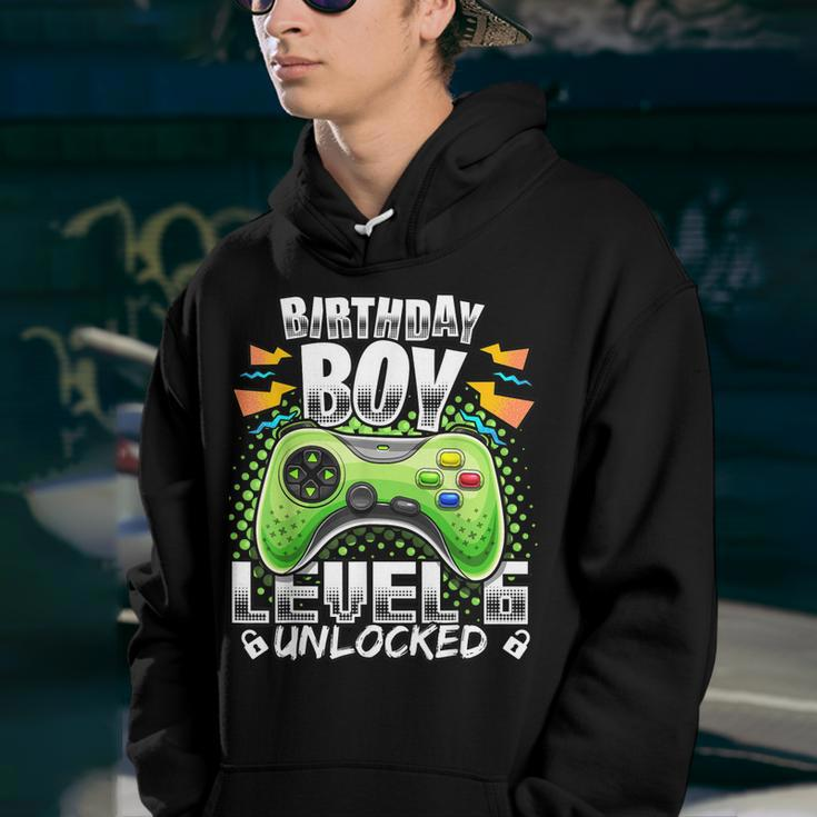 Level 6 Unlocked Video Game 6Th Birthday Gamer Gift Boys Youth Hoodie