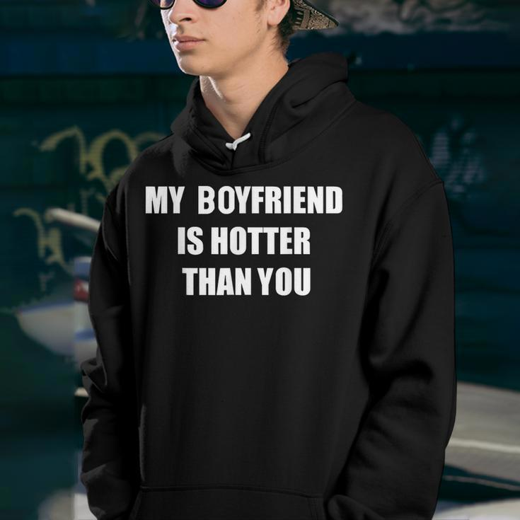 My Boyfriend Is Hotter Than You Youth Hoodie