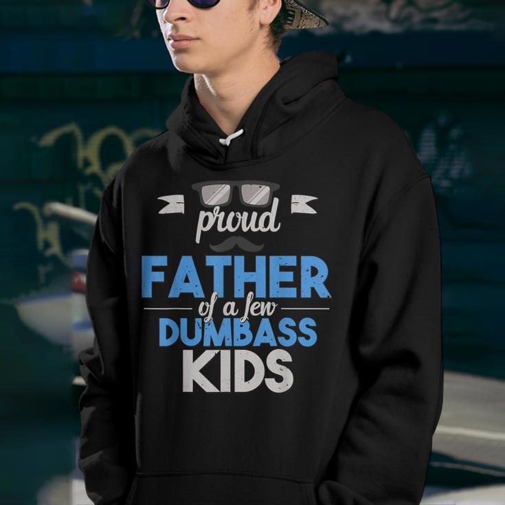 Proud FatherBest Dad Of A Few Dumbass Kids Gift Gift For Mens Youth Hoodie