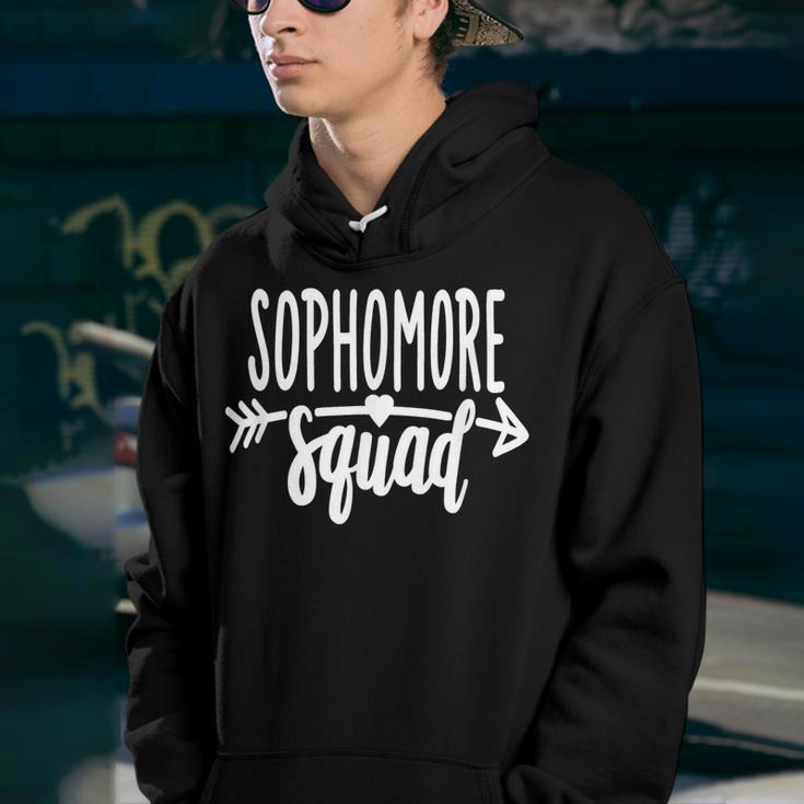 Sophomore Squad 10Th Grade Highschool College Youth Hoodie