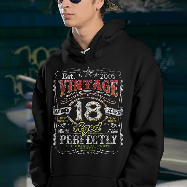 Vintage 2005 Limited Edition 18 Year Old 18Th Birthday Boys Youth Hoodie