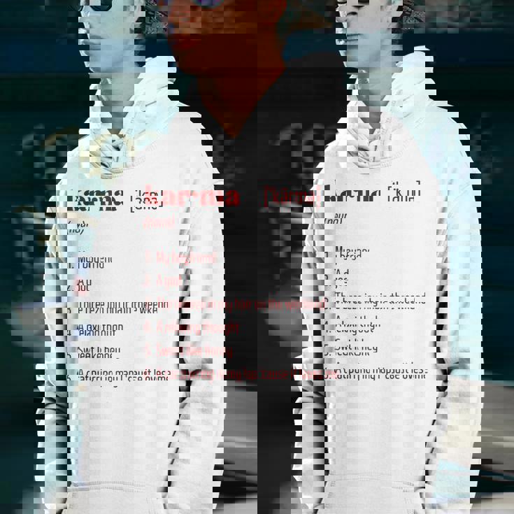 Karma Definition Inspired Karma Is My Boyfriend Karma Cat Youth Hoodie Karma Definition Inspired Karma Is My Boyfriend Karma Cat Youth Hoodie