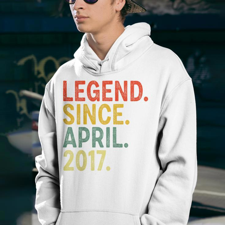 Kids 6 Year Old Legend Since April 2017 6Th Birthday Youth Hoodie
