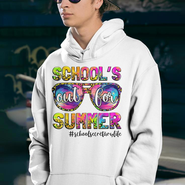 Schools Out For Summer Sunglasses School Secretary Life Youth Hoodie