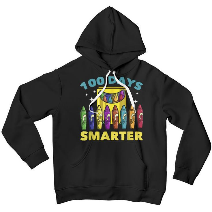 100 Days Smarter 100Th Day Of School 100 Days Of School Youth Hoodie