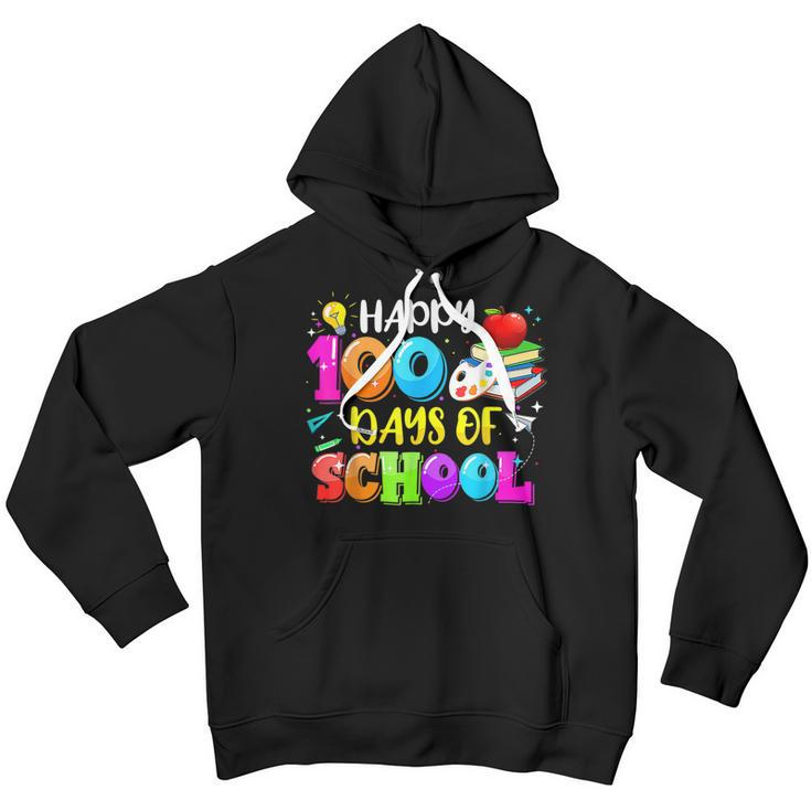 100Th Day Of School For Teachers Kids Happy 100 Days Youth Hoodie