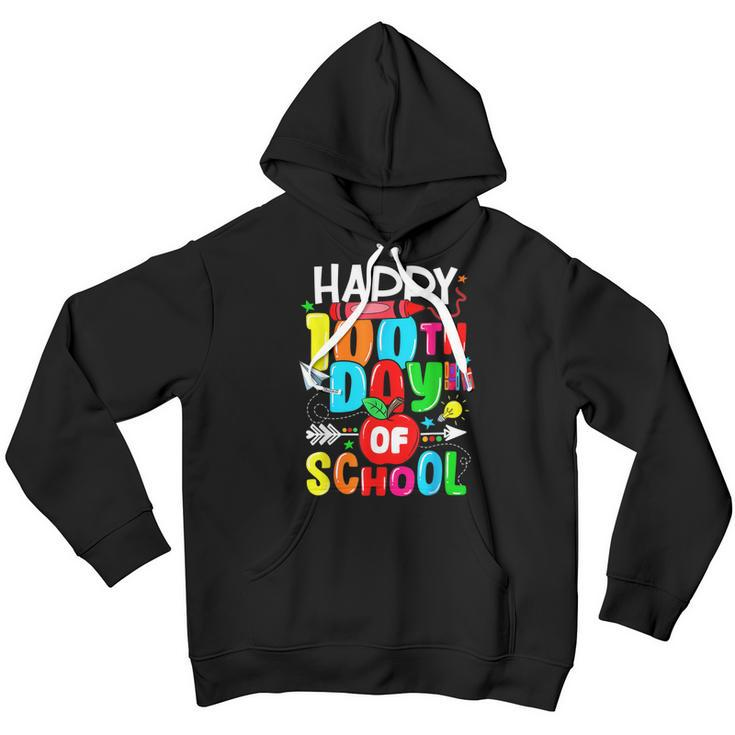 100Th Day Of School Teachers Kids Child Happy 100 Days Youth Hoodie