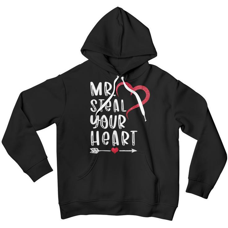 Boys Valentine Mr Steal Your Heart For Boys Men Gifts Youth Hoodie