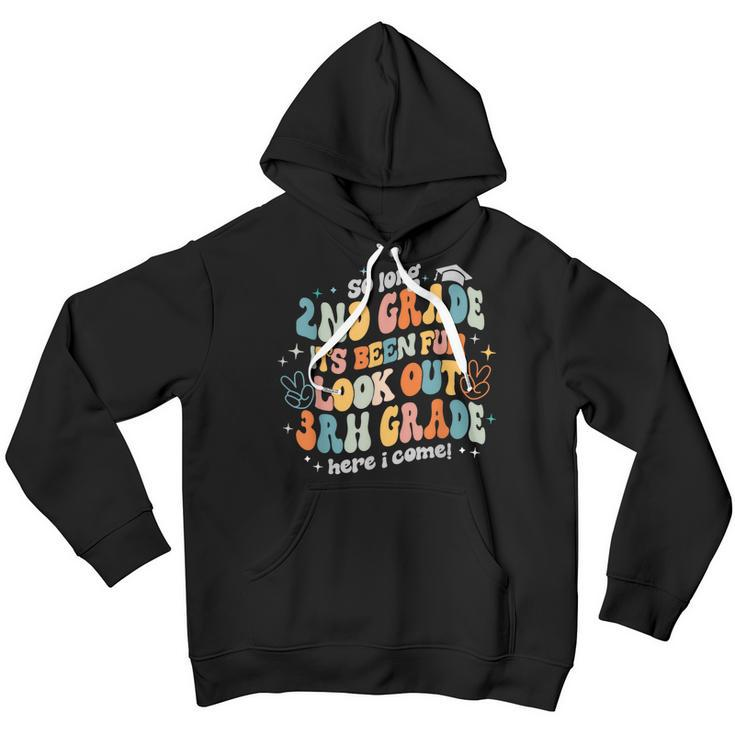 Groovy So Long 2Nd Grade 3Rd Grade Here I Come Graduation Youth Hoodie