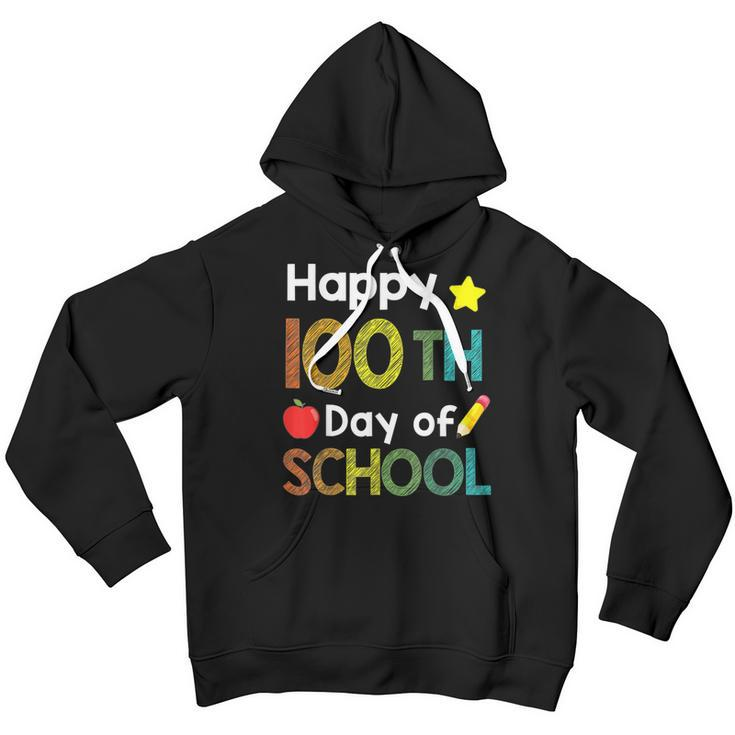 Happy 100Th Day Of School Teachers Kids Child Happy 100 Days Youth Hoodie
