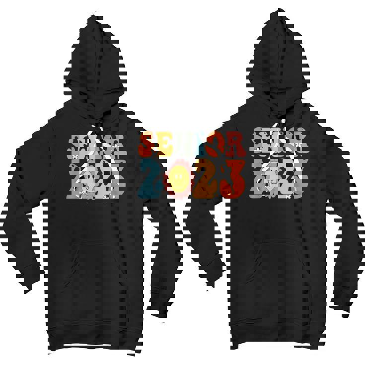 Senior 2023 Retro Class Of 2023 Graduation 23 Gifts Youth Hoodie