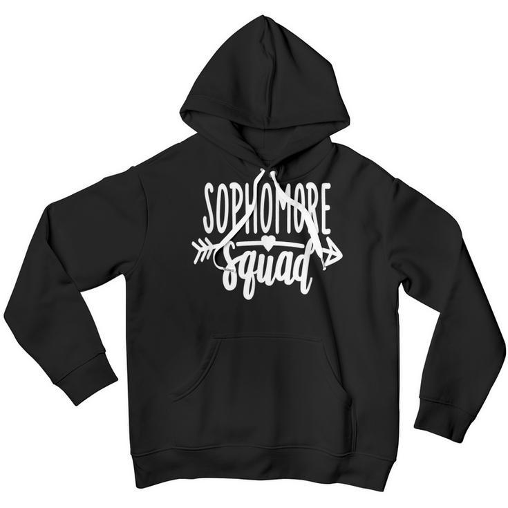 Sophomore Squad 10Th Grade Highschool College Youth Hoodie