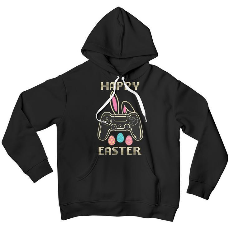 Video Game Easter Bunny Gaming Controller Gamer Boys Girls Youth Hoodie
