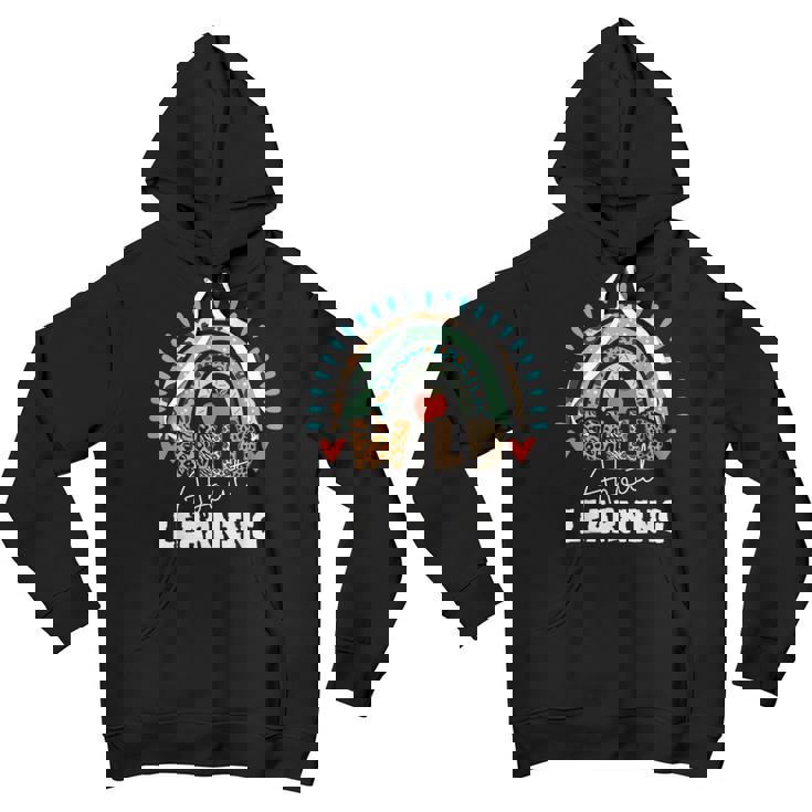 Wild About Learning Back To School Teacher 100 Day Of School Youth Hoodie