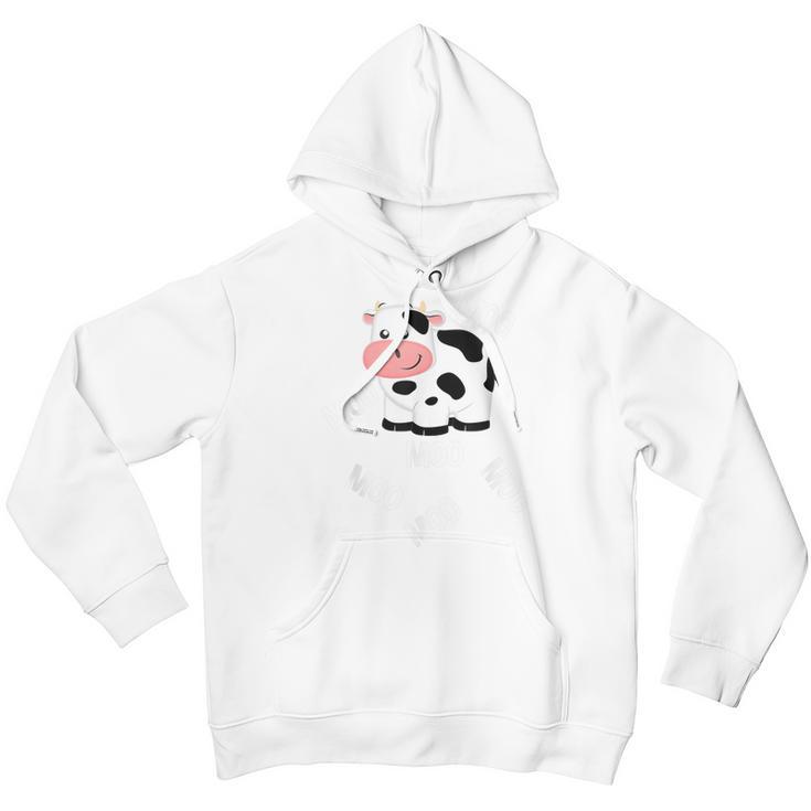 Farm Animals Cow Goes Moo Toddlers Little Boy & Girl Youth Hoodie ...