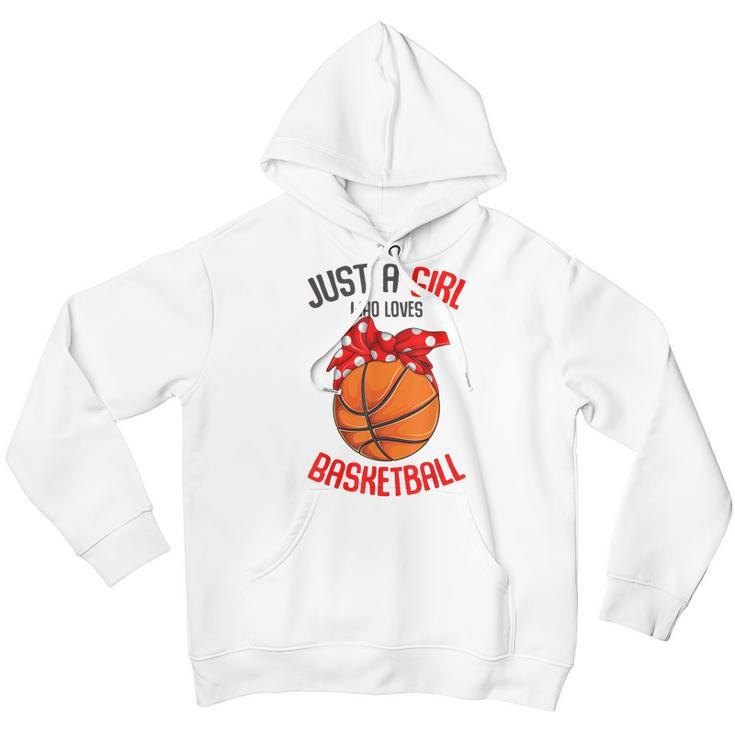 Just A Girl Who Loves Basketball Girl Kids Girls Youth Hoodie