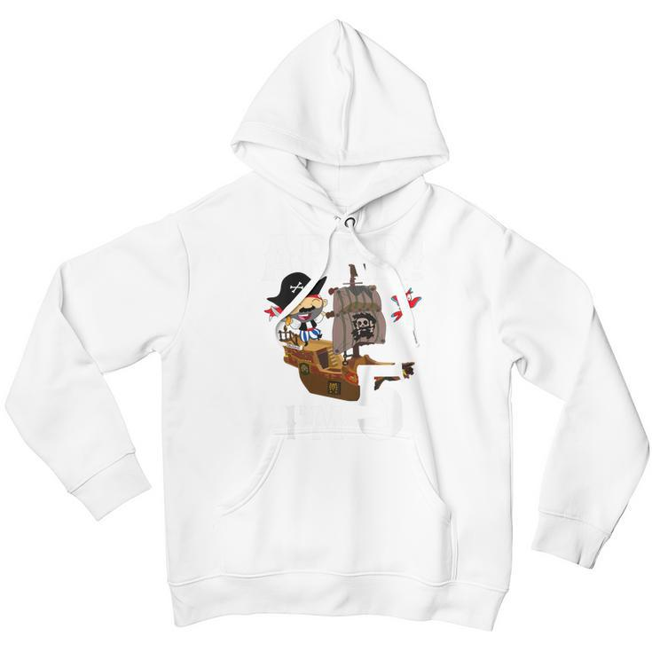 Kids 5 Year Old Pirate Birthday Shirt Arr 5Th Party Gift Youth Hoodie