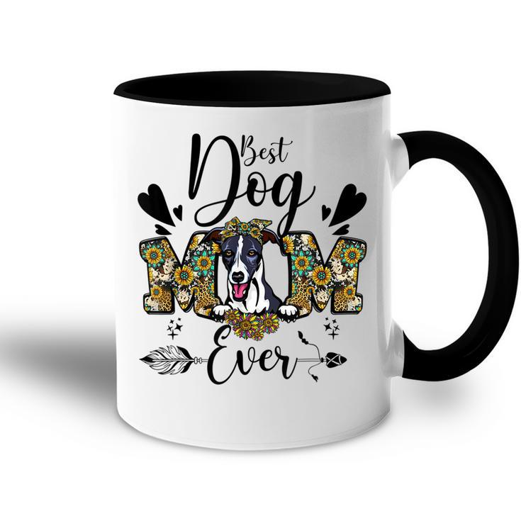 Best Dog Mom Ever Cute Whippet Dog Lover Mothers Day Accent Mug