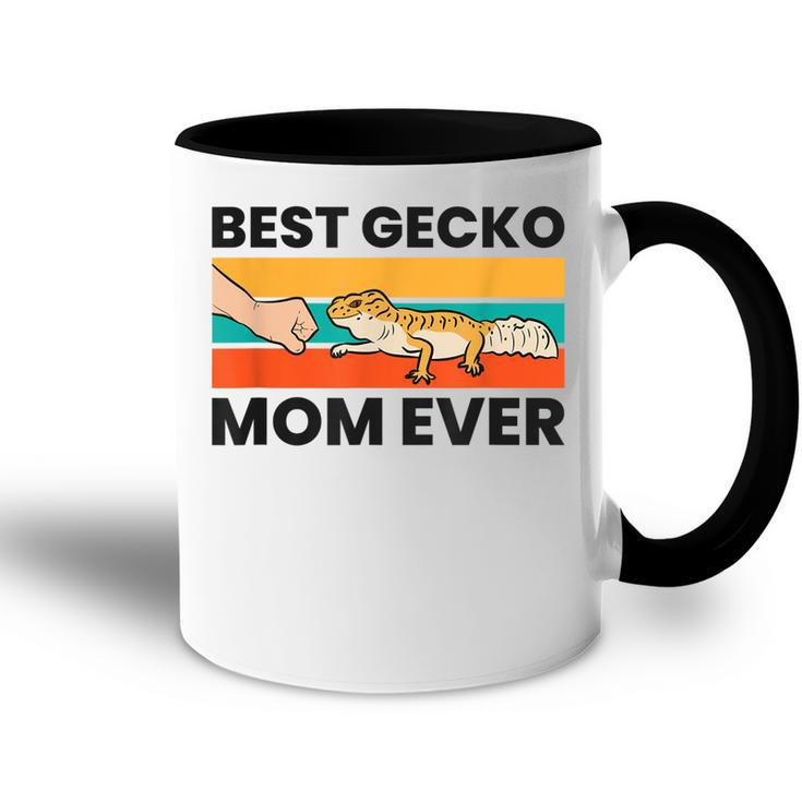 Best Gecko Mom Ever Lizard Leopard Gecko Accent Mug