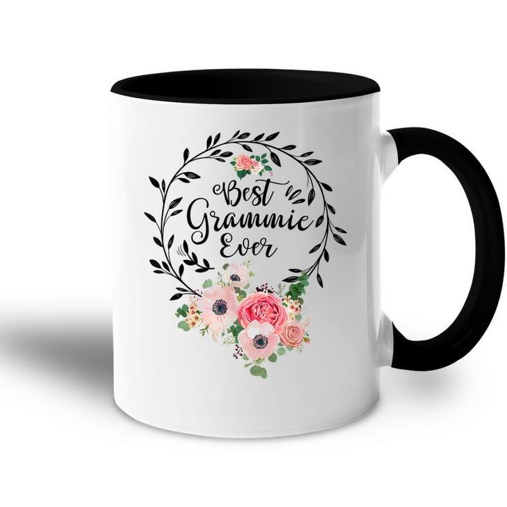 Best Grammie Ever Women Flower Decor Grandma Accent Mug