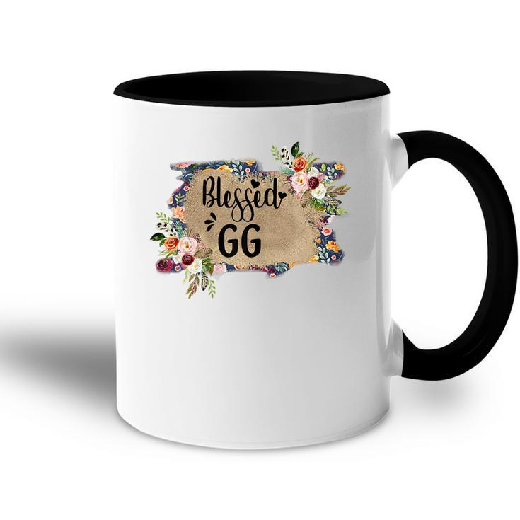 Blessed Gg Funny Grandma T Gift For Womens Accent Mug