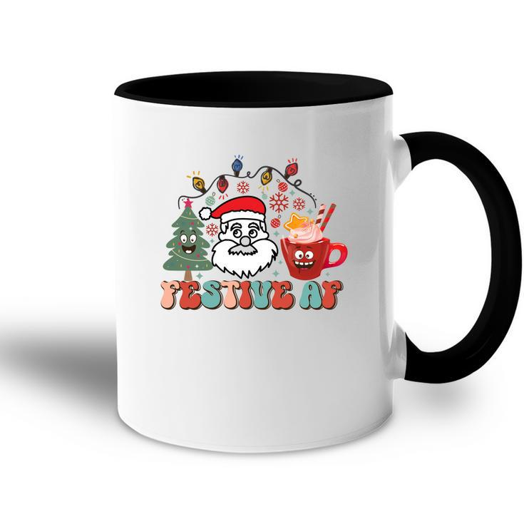 Christmas Festive  Santa Holiday Gifts Accent Mug