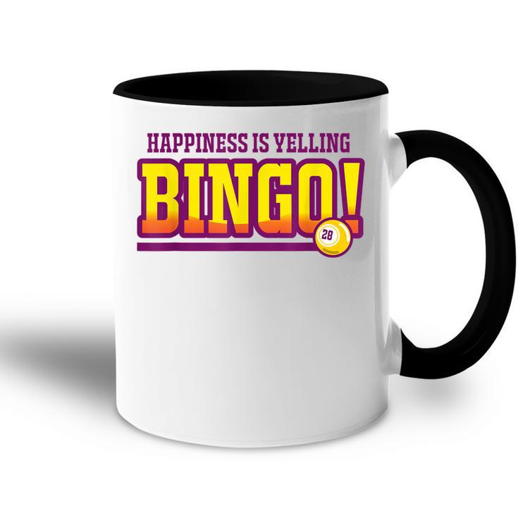 Funny Bingo Players  Gift For Mom Grandma Accent Mug
